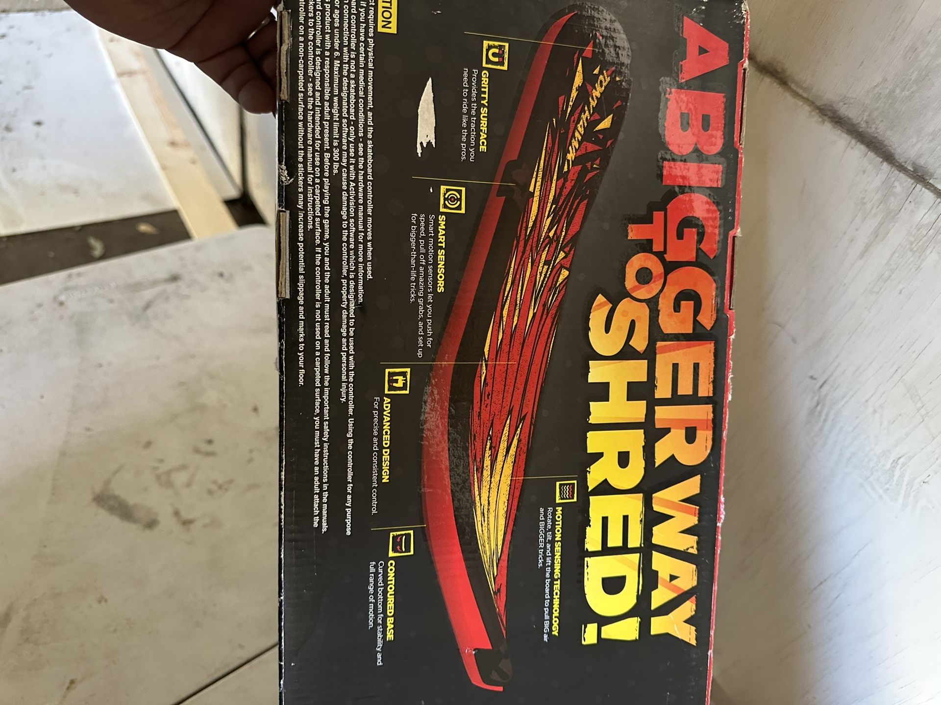 NEW Tony Hawk Xbox 360 Skateboard Gameboard