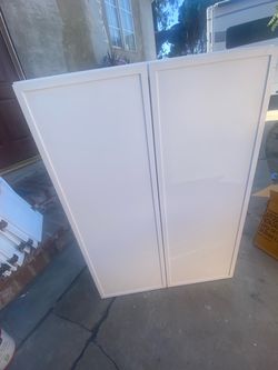 Ivory white kitchen wall cabinet 30w x  42height