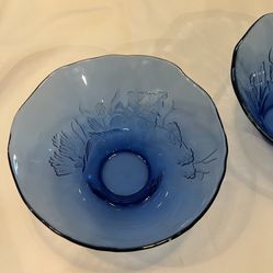 Blue Glass Bowls
