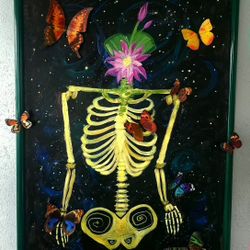 Blooming Lotus 28" by 18"