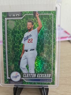Dodgers  Clayton  Kershaw  Parallel  Card