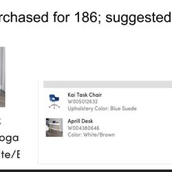 April desk PICK UP ONLY