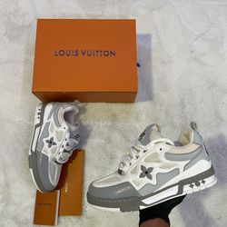 LV Grey & White Skate Sneaker