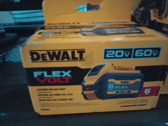 DEWALT Battery: FLEXVOLT®, 6 Ah, Battery Included, 20V DC/60V DC
