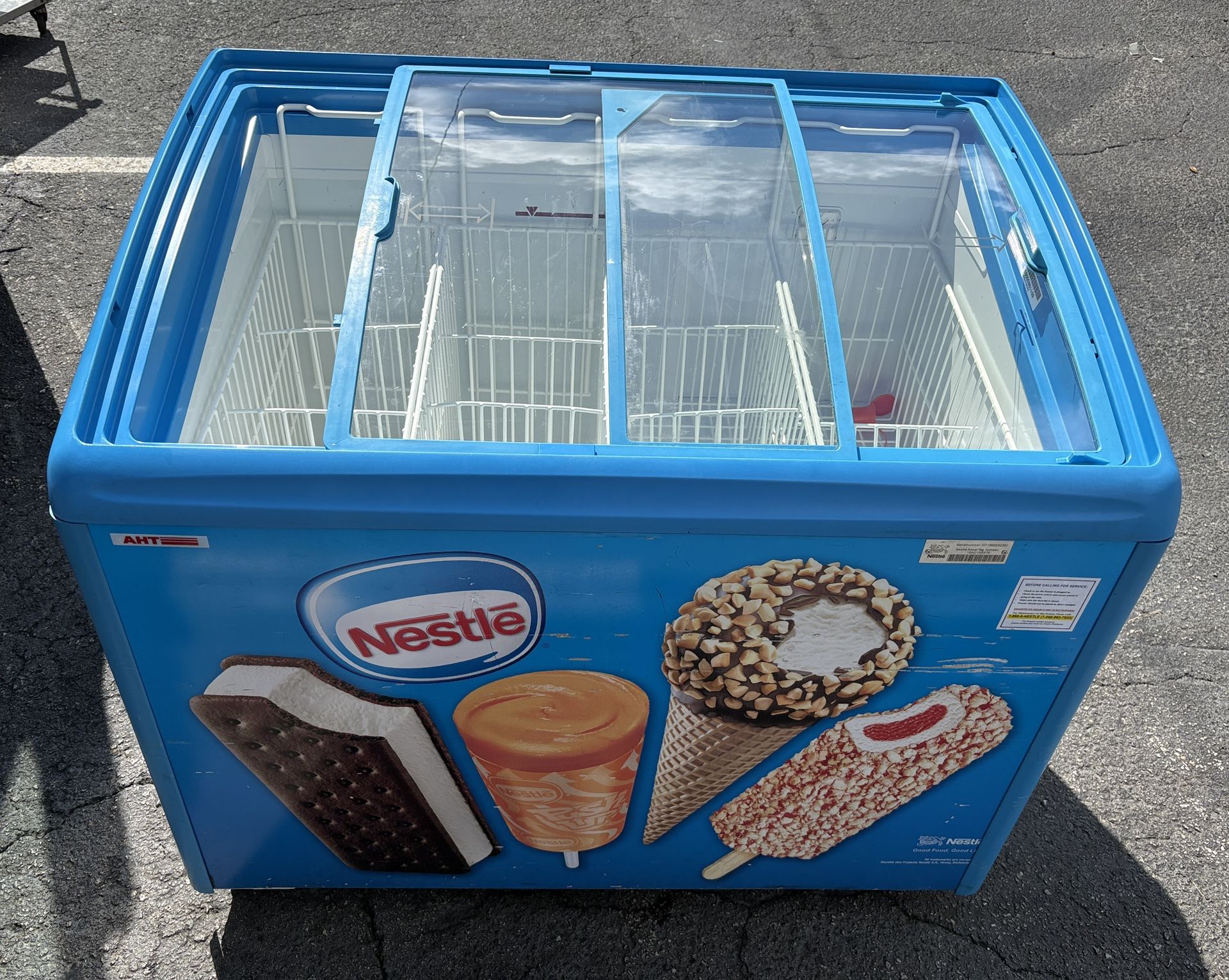 Nestle 40” Commercial Ice Cream Freezer