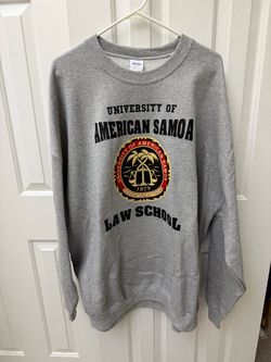 University of American Samoa Law School Sweatshirt 3XL Grey Better Call Saul