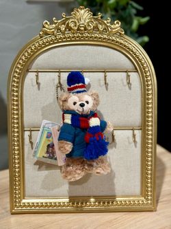 Tokyo Disney 2005 Winter Season Duffy Plush Keychain