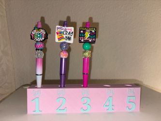 Beaded pens