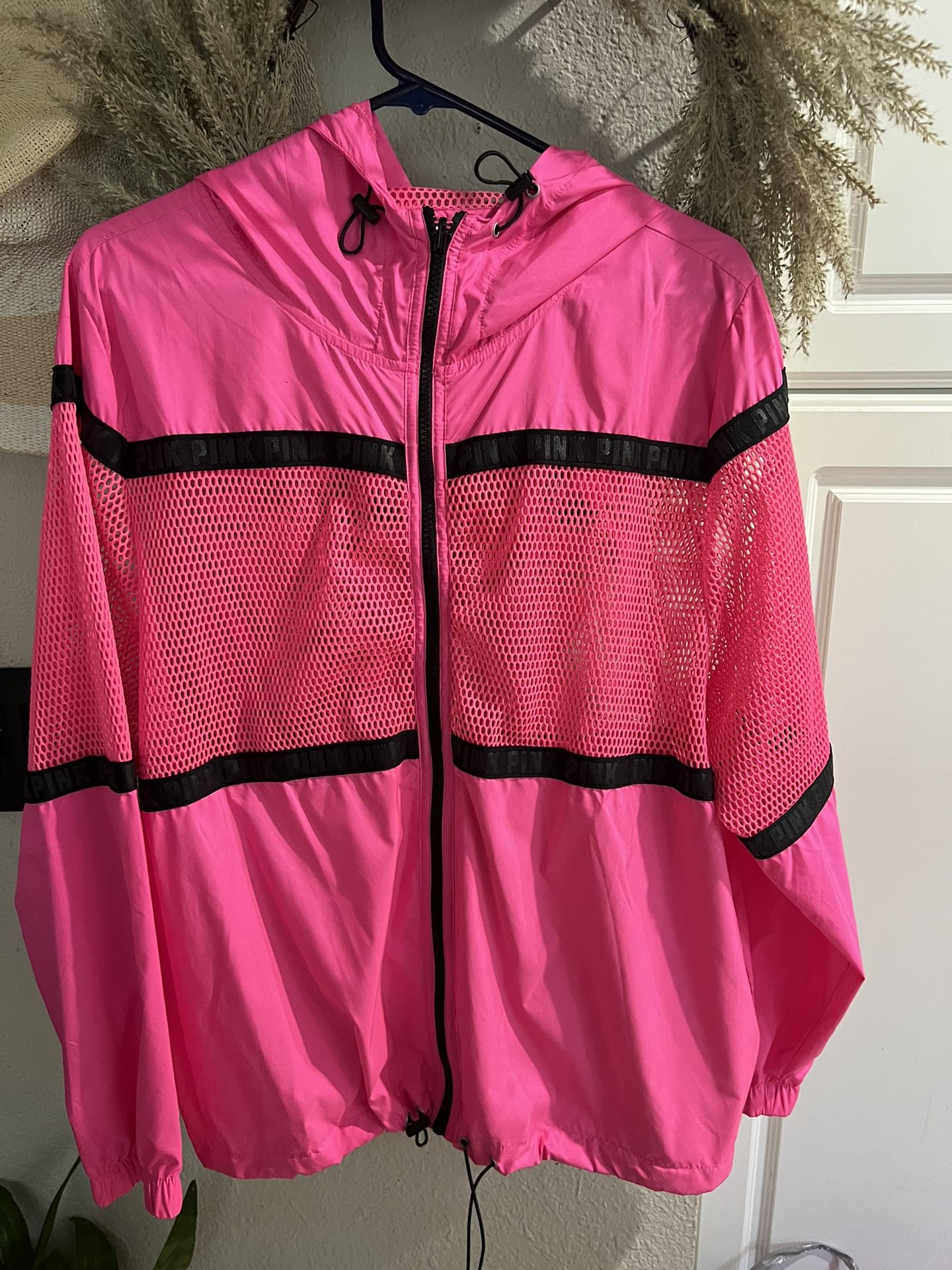 Pink By Victoria Secret Jacket Size MED TO LARGE $55