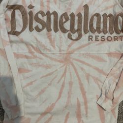 Disneyland Spirit Jersey Adult XS Rose Gold Tie Dye