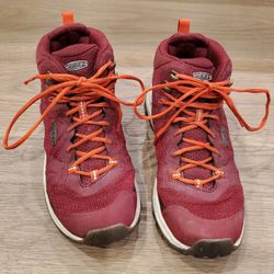 KEEN Women’s Terradora II Waterproof Hiking Boots - Red Women’s 6