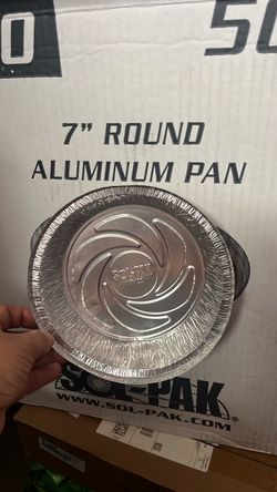 50 PCs 7 inch aluminum container