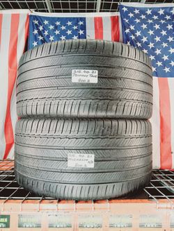 ✅ USED TIRES SET 315/40R21 MICHELIN PRIMACY TOUR A/S SPORT TRUCK SUV CITY HIGHWAY PERFORMANCE 315 40 21