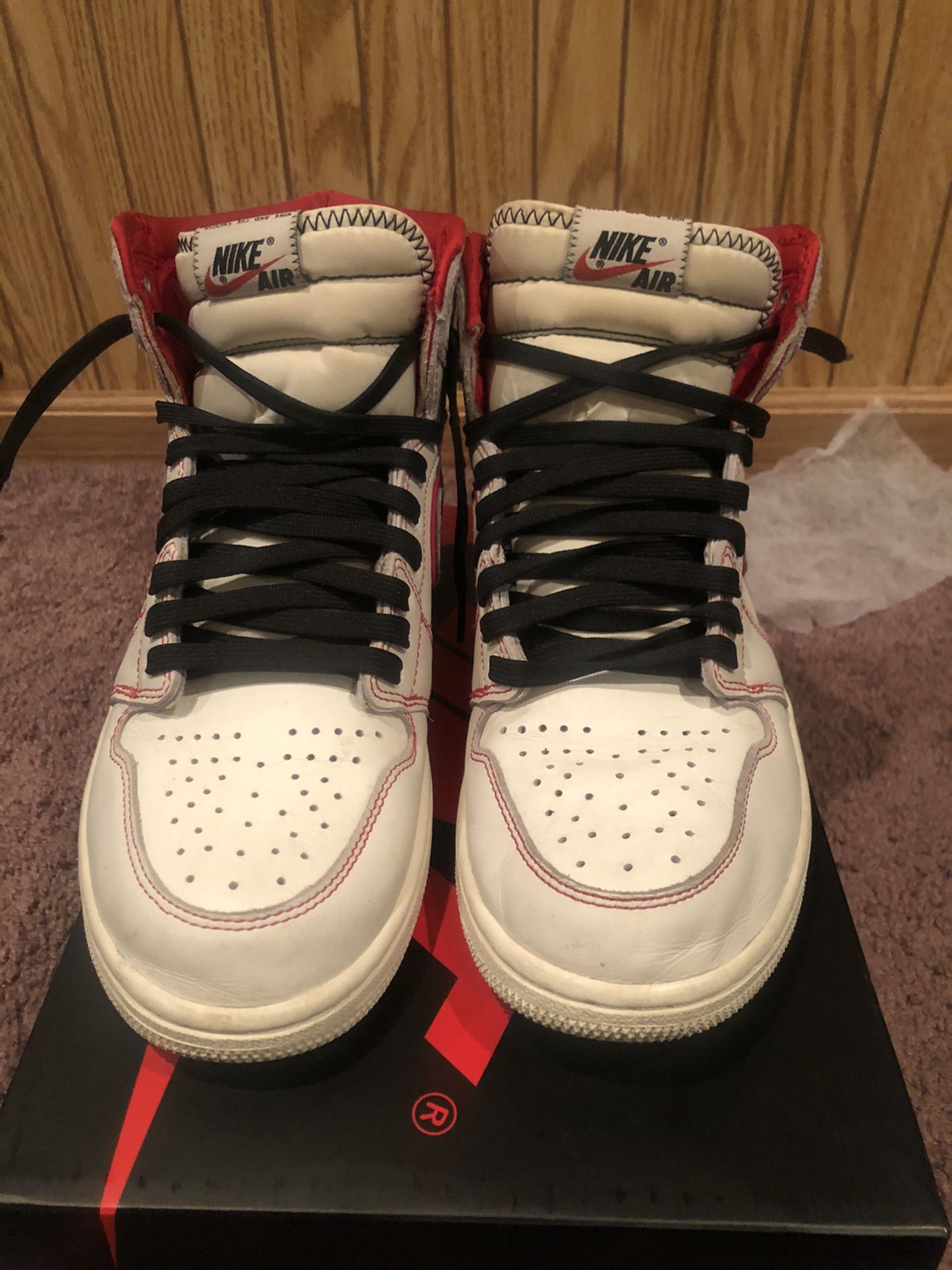 Jordan 1 Phantom Red Size 9.5