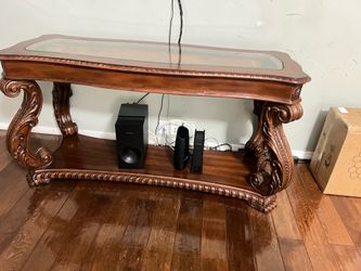 Sofa table, coffee table and couch for sale