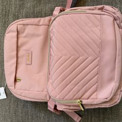Laptop Backpack for Women Bookbag: 15.6 inch Work School Backpacks with Pouch Pocket for Large Capacity Cup & USB Charger College Book Bag Travel Busi