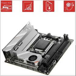 MSI MPG B650I EDGE WIFI AMD AM5 M-ITX Motherboard, 2x DDR5 ~64GB, 1x PCI-E x16, 2x M.2, 4x SATA, 2x USB2.0, 5x USB 3.2, 1x USB-C