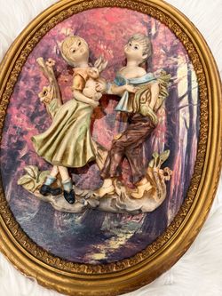 Italian 3 piece wall plaques