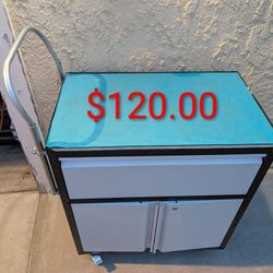 Rolling Cabinet Full Plumbing Supplies, See More Below