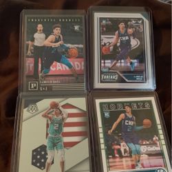 4 Card LaMELO Ball Rookie Lot
