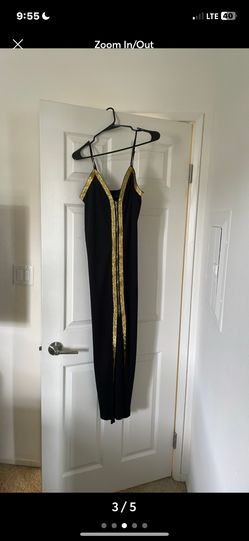 Black gold Sexy Black Spaghetti Tank Zip Up 