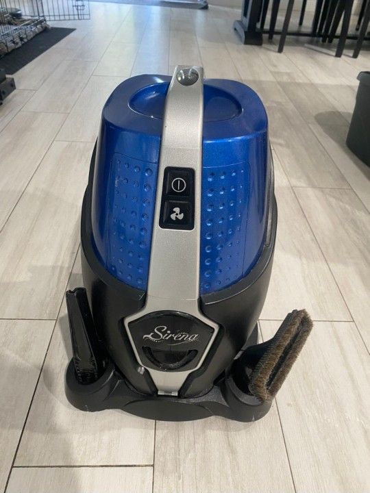 Sirena Vacuum Cleaner – Water Filtration 2 Speed Bagless Canister Vacuum Cleaner Allergy/Pet Pro