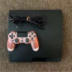 Sony PS3 Slim Console with Controller and Power Cable