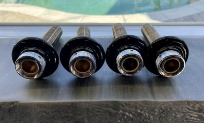 Beer Faucet Shanks, Brass, Four Total