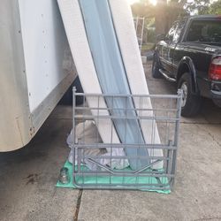 3 Twin Size Mattresses With Metal Bed Frame