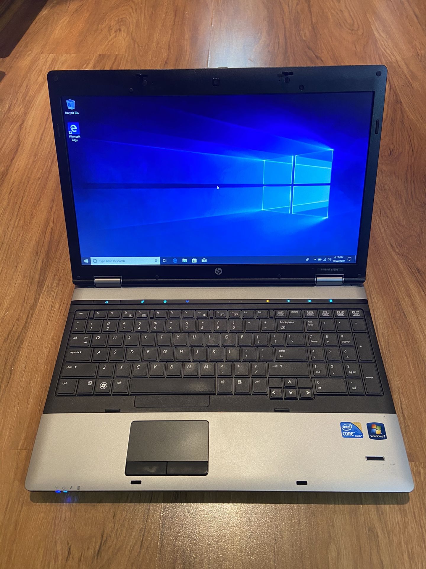 HP ProBook 6550b core i5 4GB Ram 250GB Hard Drive 15.6 inch Screen Windows 10 Pro Laptop with charger in Excellent Working condition!!!!!!!