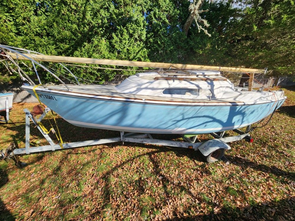 1974 Oday Sail Boat 20ft & Trailer BEST OFFER