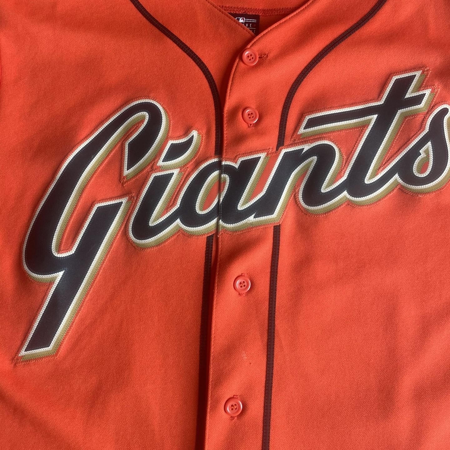 Orange buster posey jersey sale