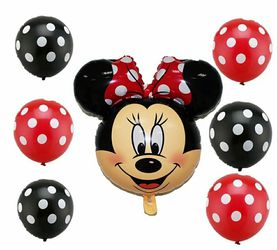 Mickey and Minnie Mouse balloons