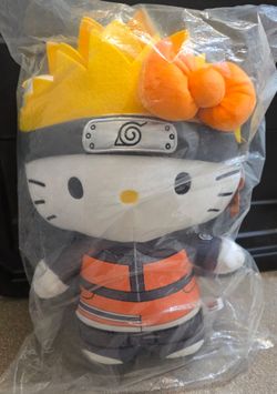 Kidrobot Naruto Hello Kitty Plush