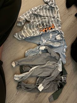 0-3 Baby Onesie Sleeper Bundle Mixed Styles