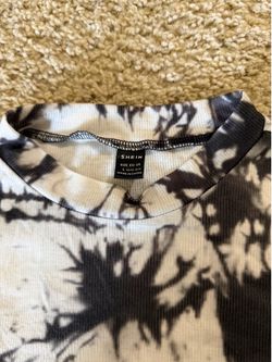 Cropped tie dye top