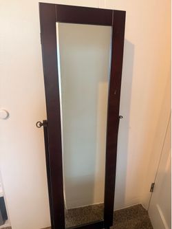 Jewelry holder/ full body mirror