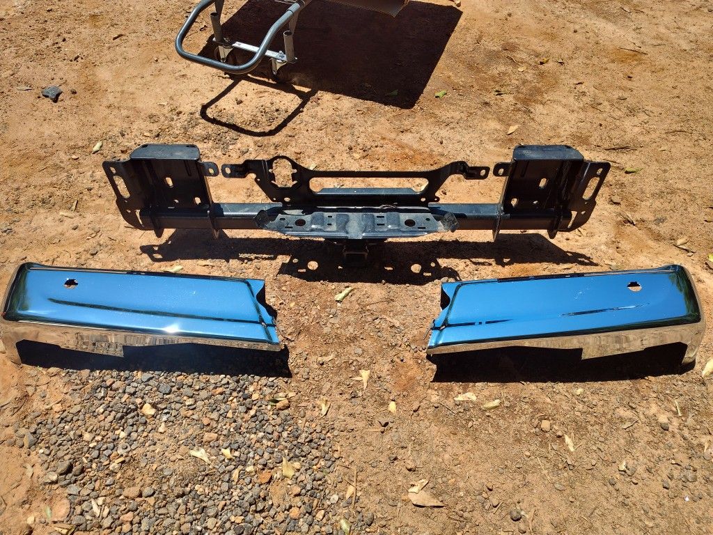 Rear Chrome Bumper Corners For 2022 To 2024 F150