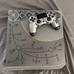 PS4 god of war edition with controller