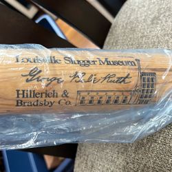 Babe Ruth Louisville Slugger Bat Museum Run