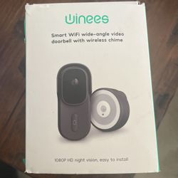 smart wi-fi wide-angle video doorbell night vision