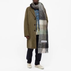 Acne Studios Vally Multi Check Scarf 