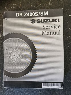 OEM Service Manual Drz-400sm