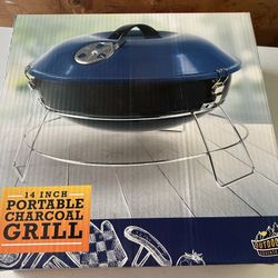 -14 INCH PORTABLE CHARCOAL GRILL