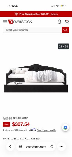 Trundle daybed