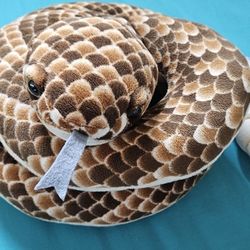 Fiesta Plush 73" Rattle Snake Toy Brown / Tan