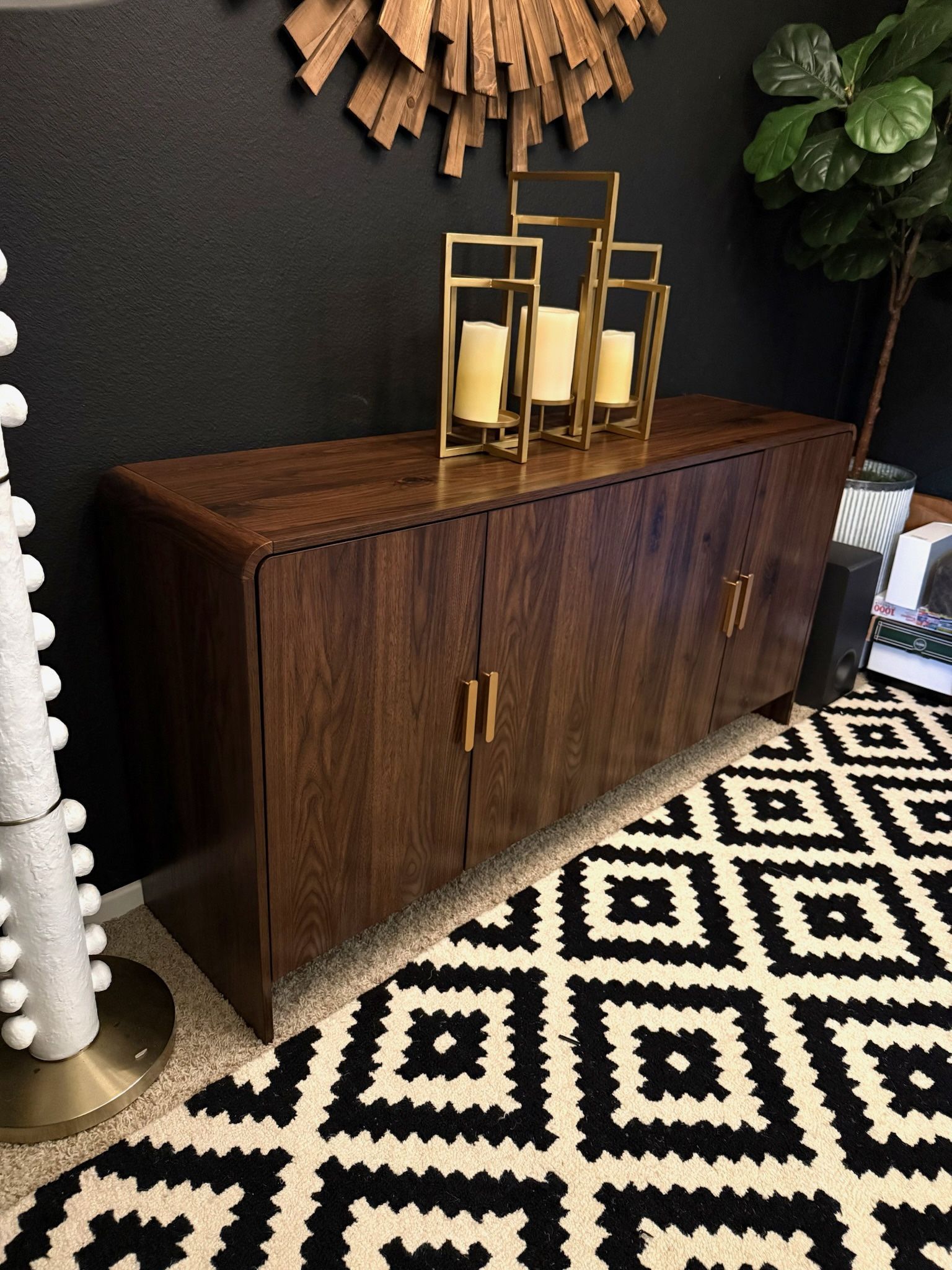 Modern 4 Door Cabinet 