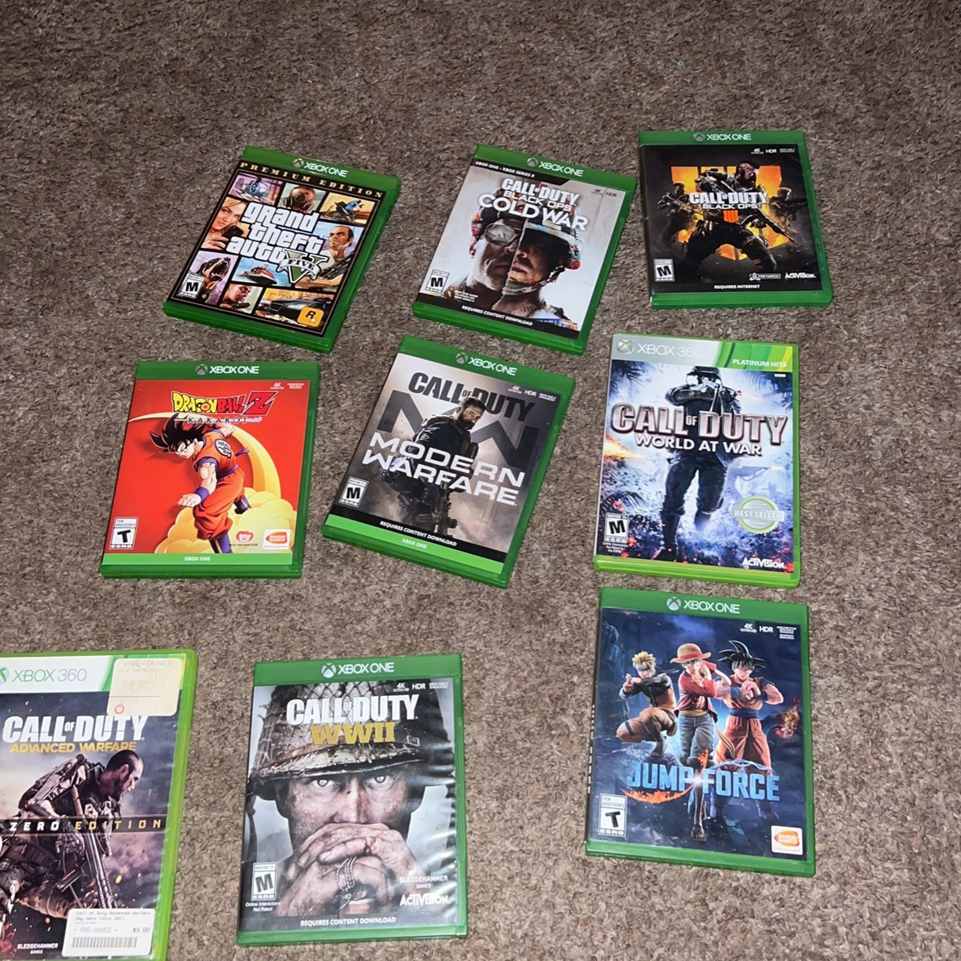 9 Games Of Xbox One And 360