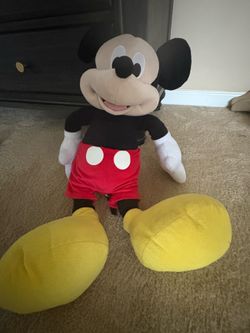 Jumbo Mickey Mouse Disney Parks Plush Large 24 in Tall Good Condition
