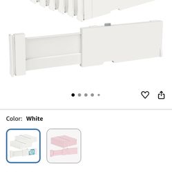 Vtopmart Drawer Dividers for Clothes 8 Pack, Adjustable 4" High Expandable from 11.6"-17" Dresser Drawer Organizer, Plastic Drawers Separators for Dre